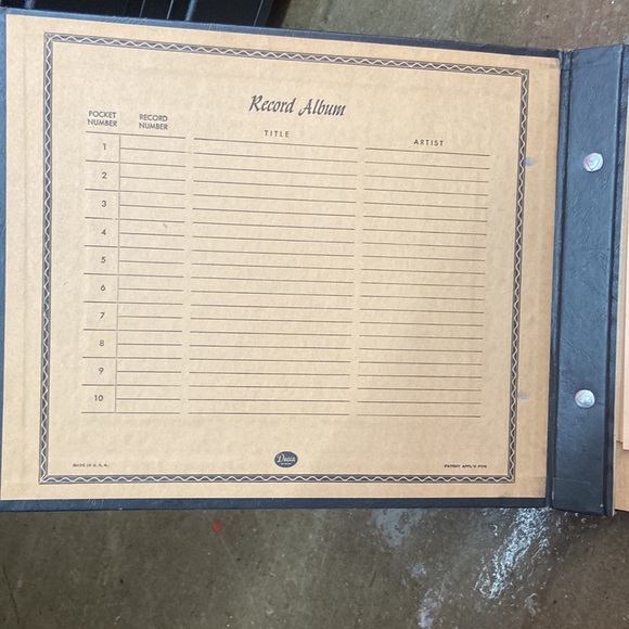 RARE VINTAGE RECORD ALBUM FROM THE 40s NEVER USED A CLASSIC TIME PIECE - Picture 2 of 6